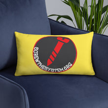 JUST FUCK IT YELLOW PILLOW